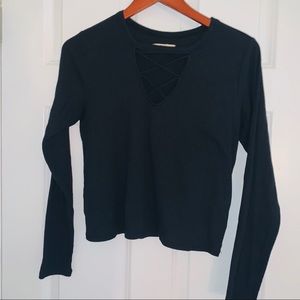Hollister Long Sleeve V-Neck